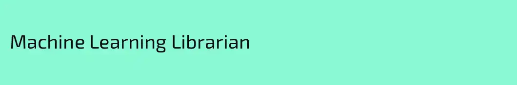 Machine Learning Librarian